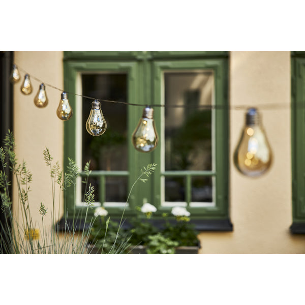 Star Trading Lichterkette Glow Smoke – 3,6 m – 0,96 W – Warmweiss, 3000 K – IP44 – Netzbetrieb