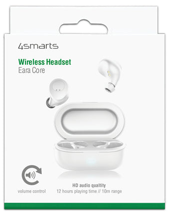 4smarts Eara Core TWS In-Ear – mit Ladecase, Weiss, BT 5.0