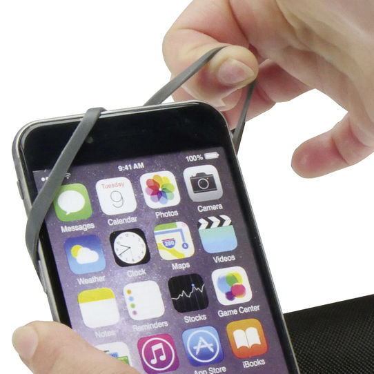 KLICKfix PhonePad CADDY – Fahrrad-/Motorrad-Halterung – Universal, Lenker, für Lenkerdurchmesser 6 cm – Schwarz
