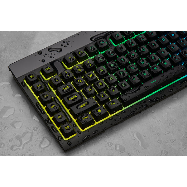 Corsair K55 RGB PRO – Tastatur, kabelgebunden (USB-A), CH-Layout (DE-CH), Fullsize (mit Ziffernblock)