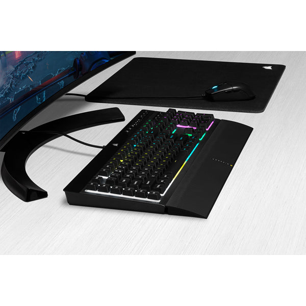 Corsair K55 RGB PRO – Tastatur, kabelgebunden (USB-A), CH-Layout (DE-CH), Fullsize (mit Ziffernblock)