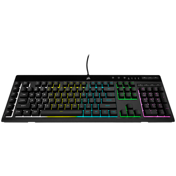 Corsair K55 RGB PRO – Tastatur, kabelgebunden (USB-A), CH-Layout (DE-CH), Fullsize (mit Ziffernblock)