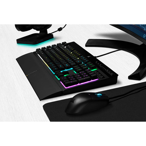 Corsair K55 RGB PRO – Tastatur, kabelgebunden (USB-A), CH-Layout (DE-CH), Fullsize (mit Ziffernblock)