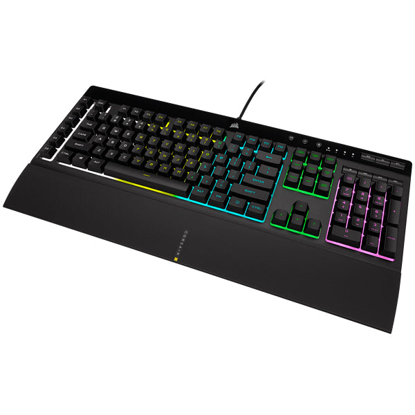 Corsair K55 RGB PRO – Tastatur, kabelgebunden (USB-A), CH-Layout (DE-CH), Fullsize (mit Ziffernblock)