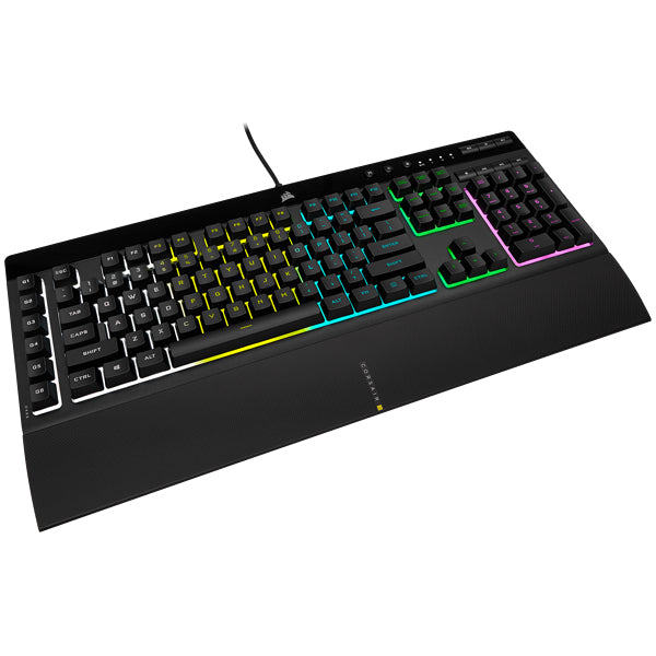 Corsair K55 RGB PRO – Tastatur, kabelgebunden (USB-A), CH-Layout (DE-CH), Fullsize (mit Ziffernblock)
