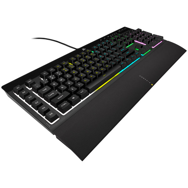 Corsair K55 RGB PRO – Tastatur, kabelgebunden (USB-A), CH-Layout (DE-CH), Fullsize (mit Ziffernblock)