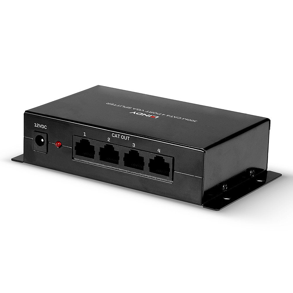 Lindy VGA-Extender, 4-Port, Cat 6, bis 300 m