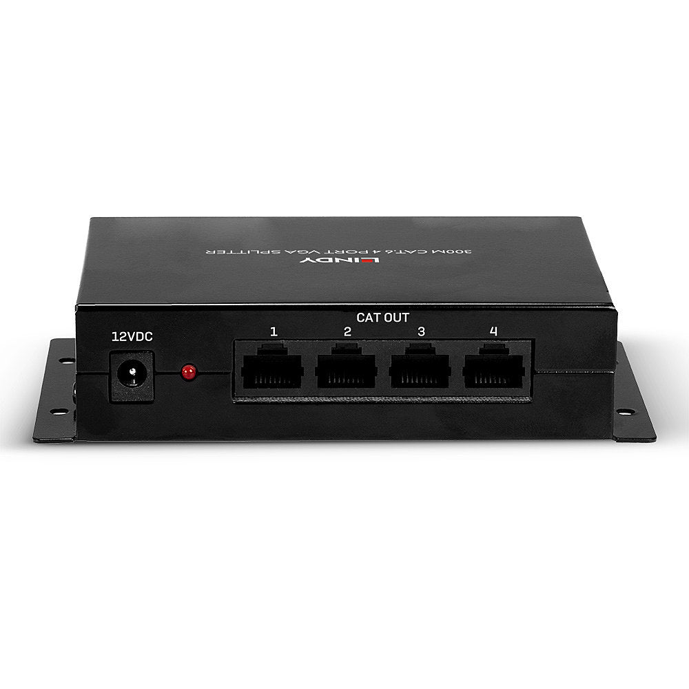 Lindy VGA-Extender, 4-Port, Cat 6, bis 300 m