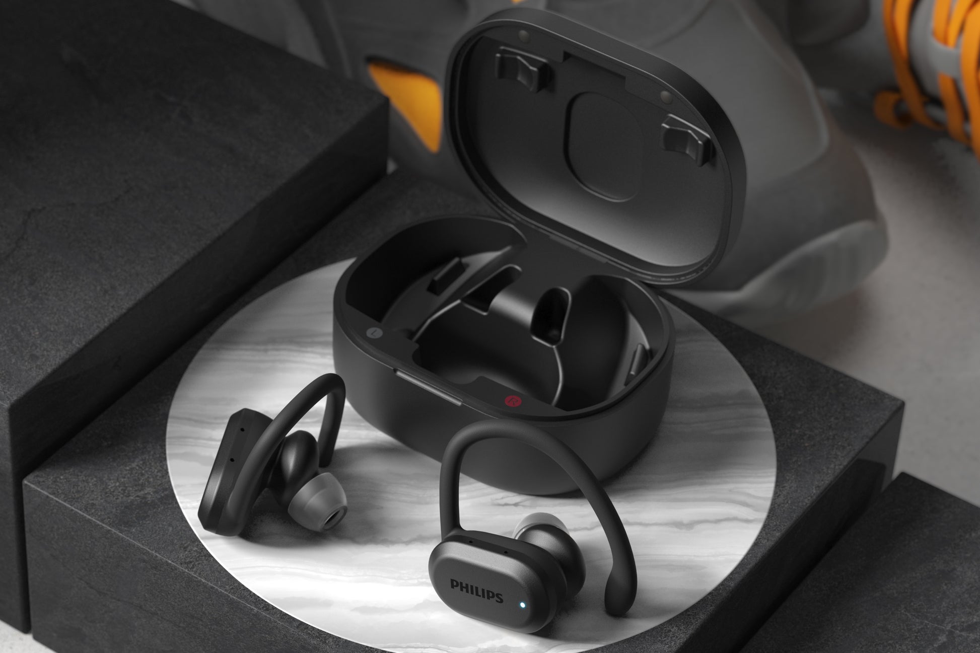 Philips TAA7306BK/00 – True Wireless In-Ear Kopfhörer – Bluetooth, UV-Reinigung – Schwarz – bis 24 h