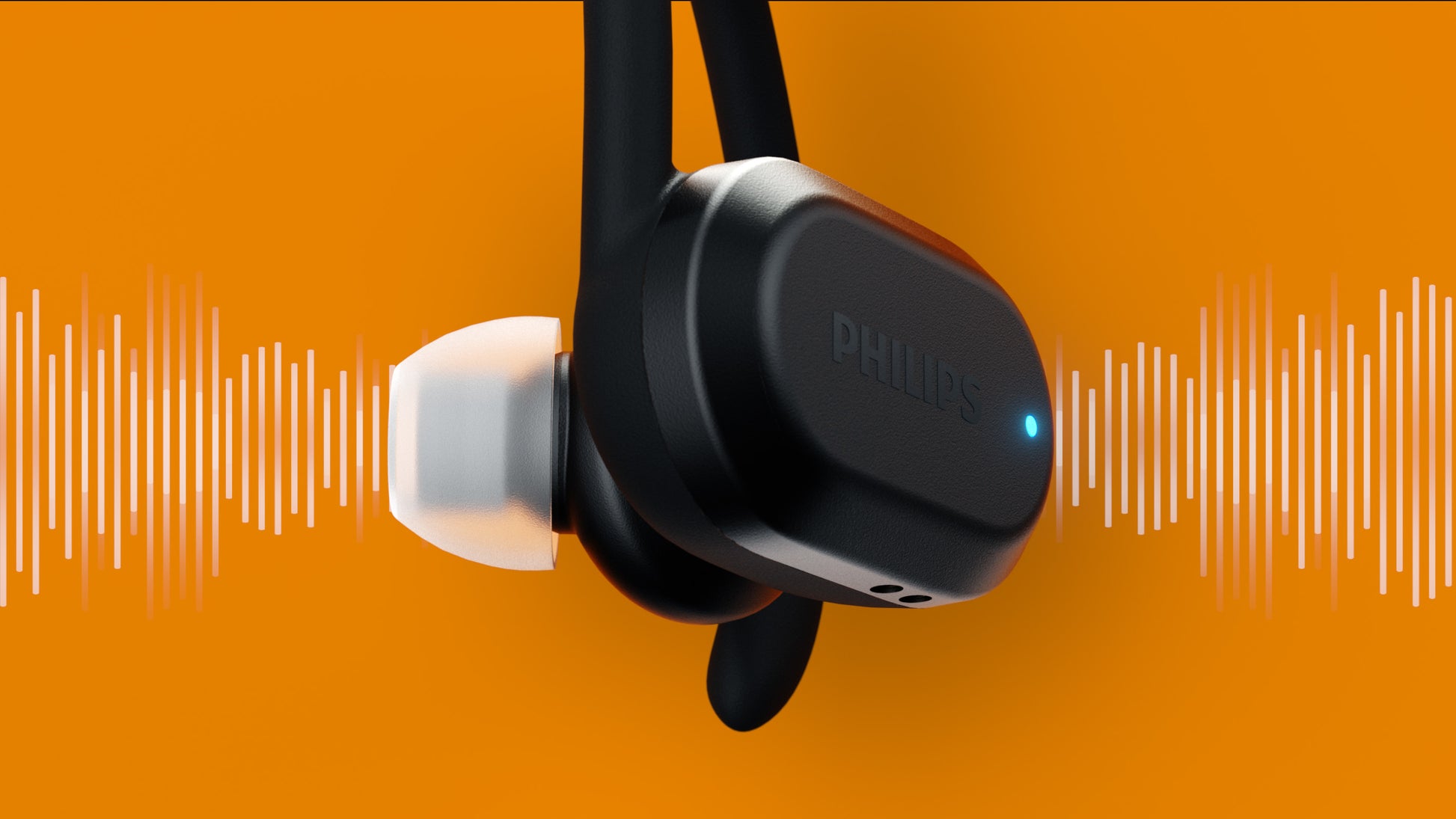 Philips TAA7306BK/00 – True Wireless In-Ear Kopfhörer – Bluetooth, UV-Reinigung – Schwarz – bis 24 h