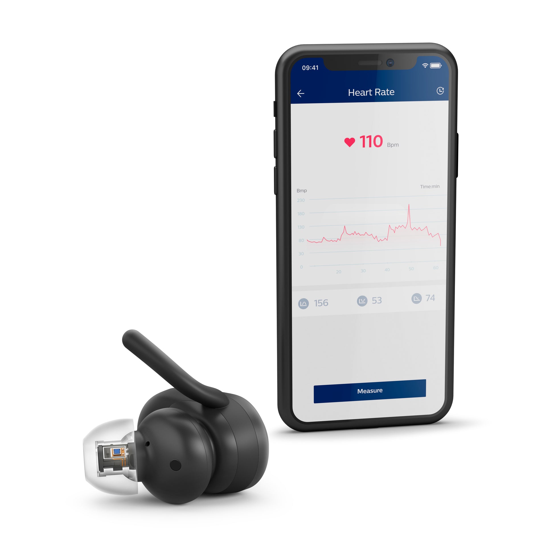 Philips TAA7306BK/00 – True Wireless In-Ear Kopfhörer – Bluetooth, UV-Reinigung – Schwarz – bis 24 h