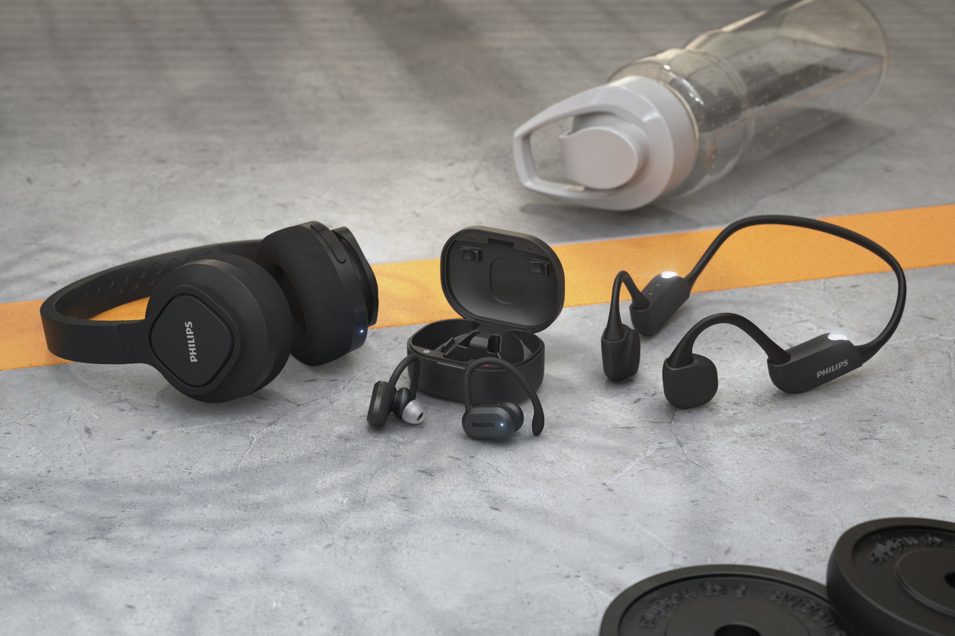 Philips TAA7306BK/00 – True Wireless In-Ear Kopfhörer – Bluetooth, UV-Reinigung – Schwarz – bis 24 h