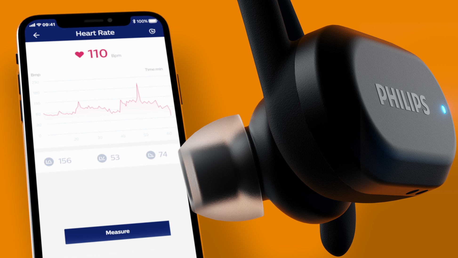 Philips TAA7306BK/00 – True Wireless In-Ear Kopfhörer – Bluetooth, UV-Reinigung – Schwarz – bis 24 h