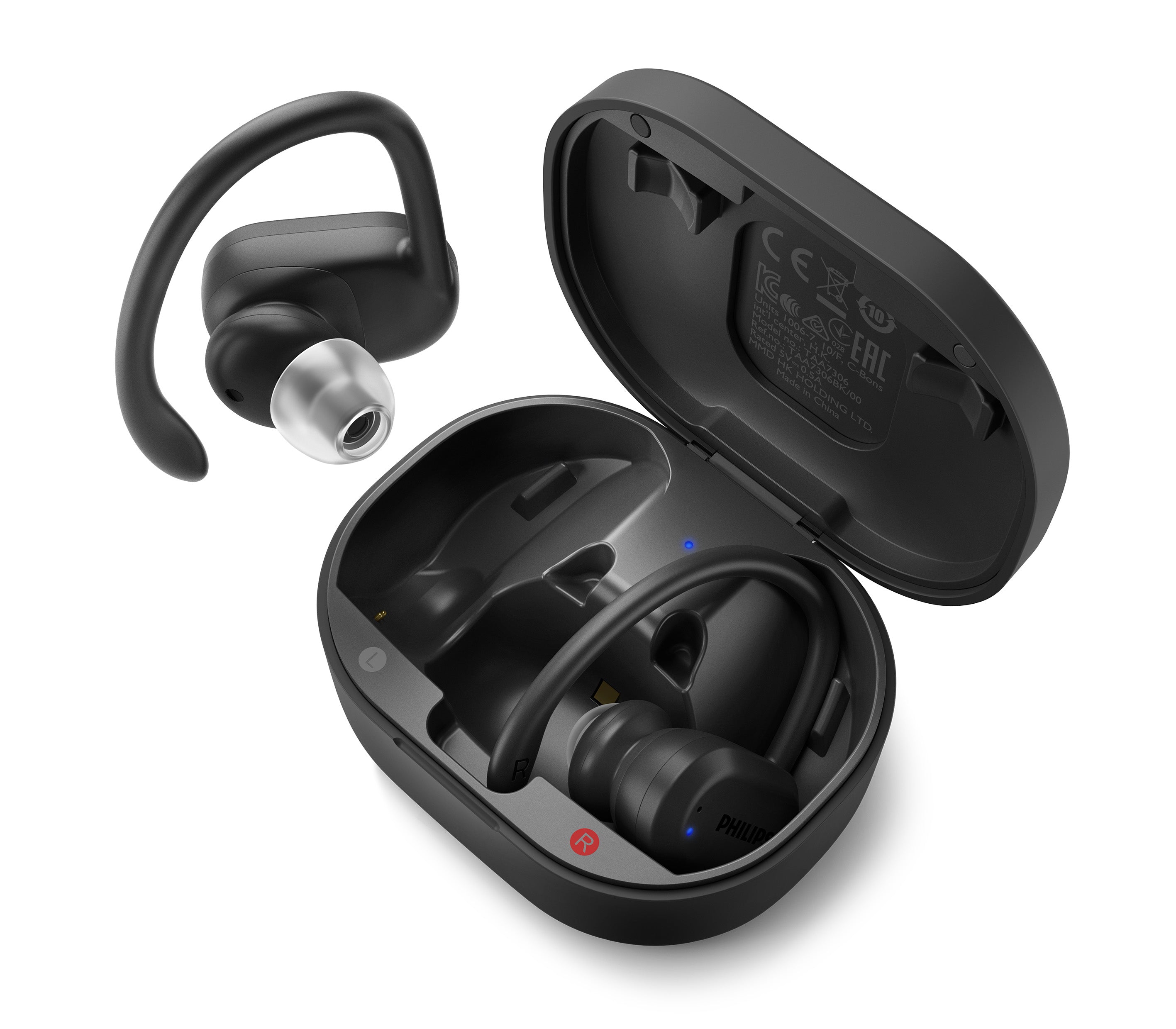 Philips TAA7306BK/00 – True Wireless In-Ear Kopfhörer – Bluetooth, UV-Reinigung – Schwarz – bis 24 h