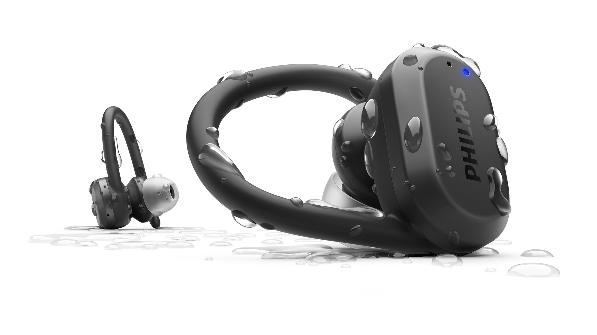Philips TAA7306BK/00 – True Wireless In-Ear Kopfhörer – Bluetooth, UV-Reinigung – Schwarz – bis 24 h