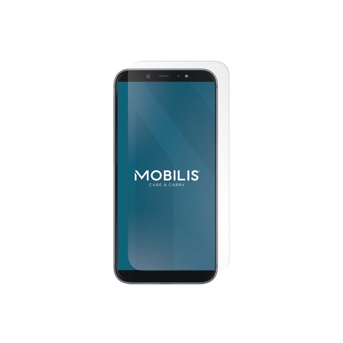 Mobilis Displayschutz – für Apple iPhone 13/13 Pro – transparent, gehärtetes Glas
