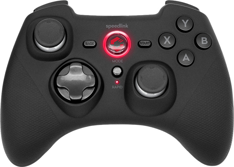 SPEEDLINK RAIT SL650110B – Gamepad – RF 2,4 GHz – für PC, PlayStation 3 & Nintendo Switch – Schwarz