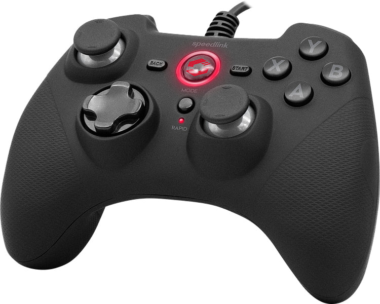 SPEEDLINK RAIT – Gamepad – USB (kabelgebunden), Vibration & Auto-Feuer, für PC, PS3 & Switch