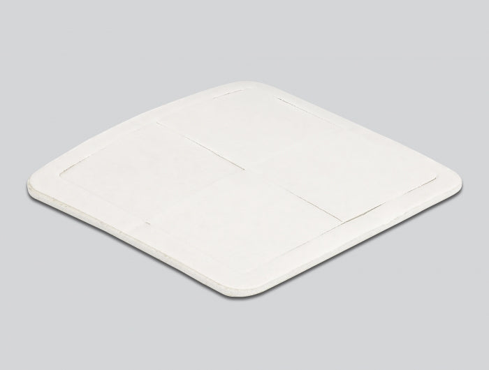 DeLOCK Kabelhalter, selbstklebend, Ø bis 15 mm, 2 Stk. – Weiss