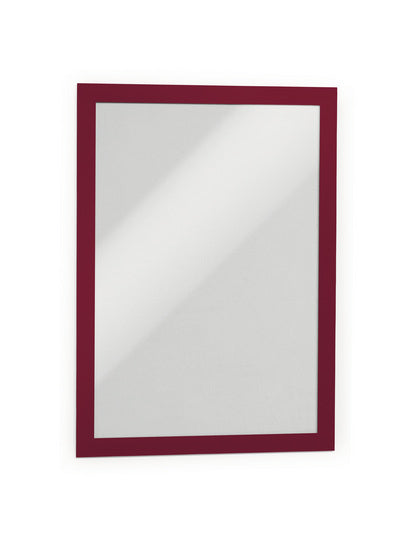 Durable DURAFRAME Magnetrahmen – A4 – Rot – 2er-Pack
