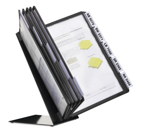 Durable Stehsammler – für Format A4, Metall, schwarz, Komplett-Set