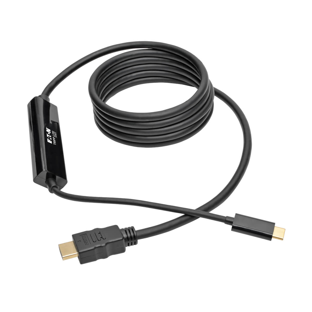 Tripp Lite U444-006-H USB-C-auf-HDMI-Kabel – 4K (3840 × 2160), 1,8 m, aktiv, schwarz