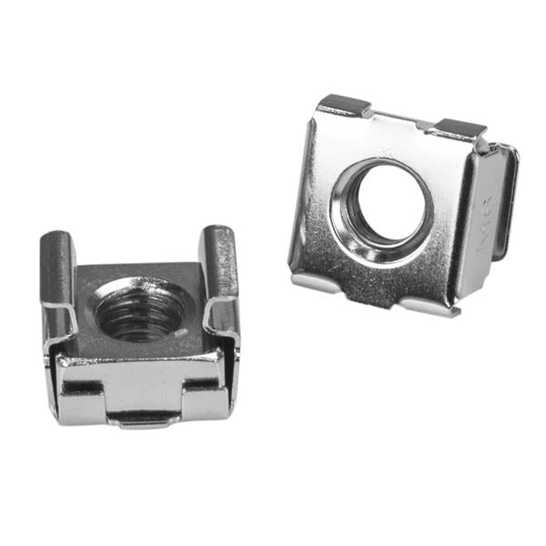 StarTech.com Schrauben + Käfigmuttern M6 – Silber, 20 Stk.