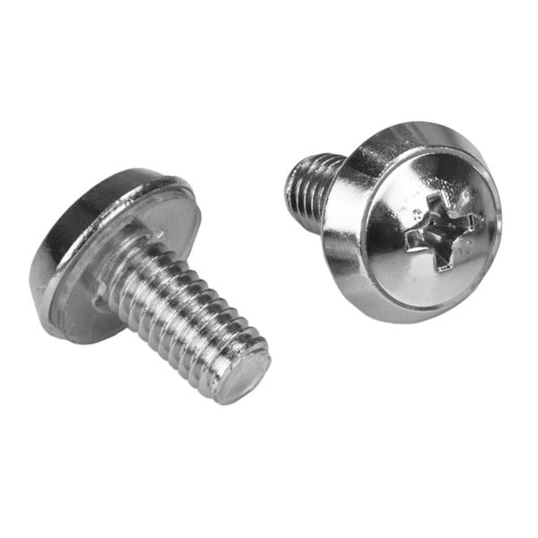 StarTech.com Schrauben + Käfigmuttern M6 – Silber, 20 Stk.