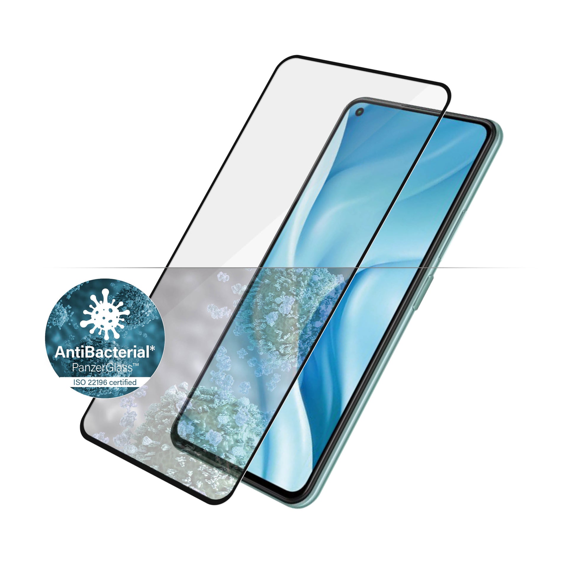 PanzerGlass Displayschutz (Panzerglas), Case Friendly – für Xiaomi Mi 11 Lite