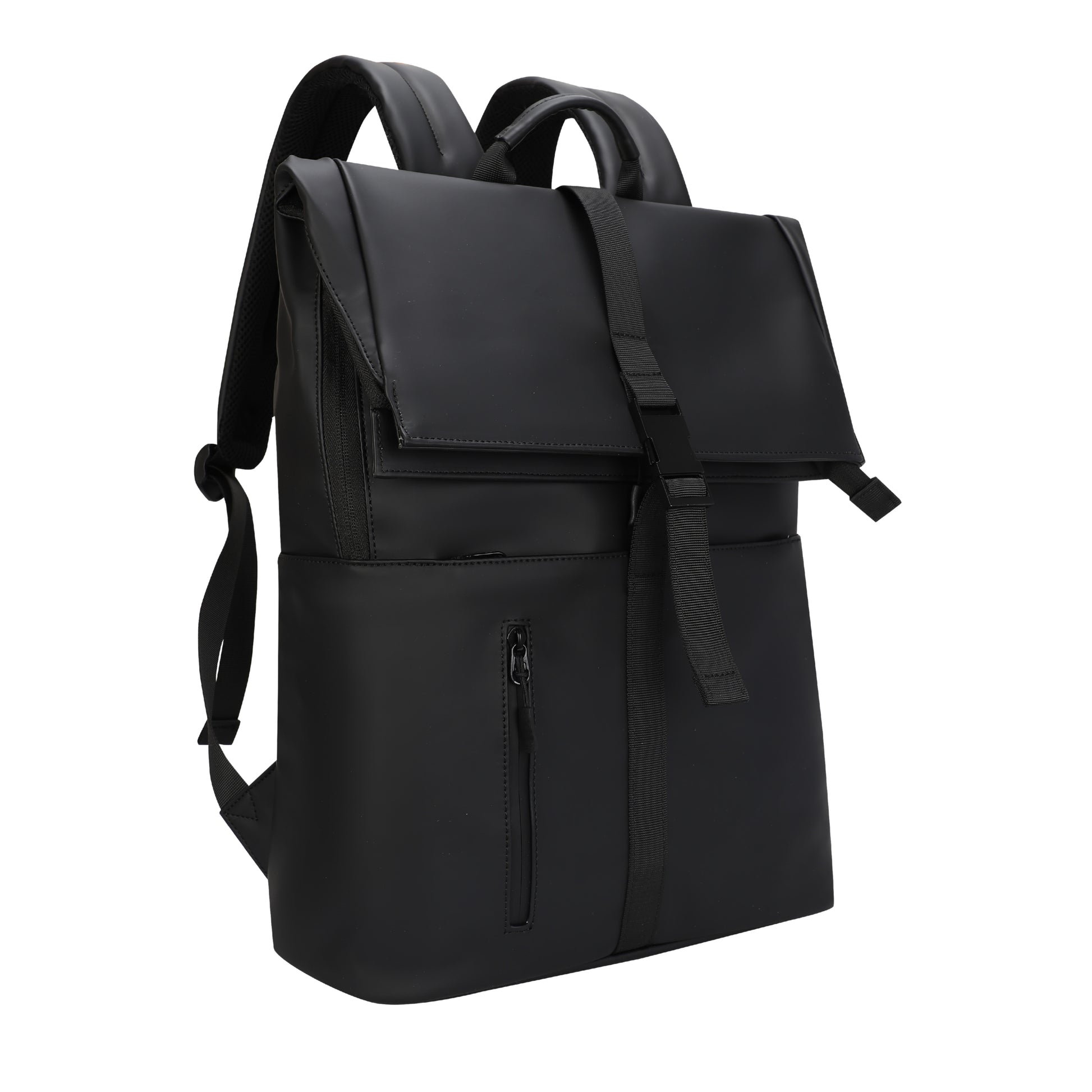 dbramante1928 Notebook-Rucksack Broadway ICON – mit Reissverschlusstaschen – Schwarz, 320 × 420 × 145 mm