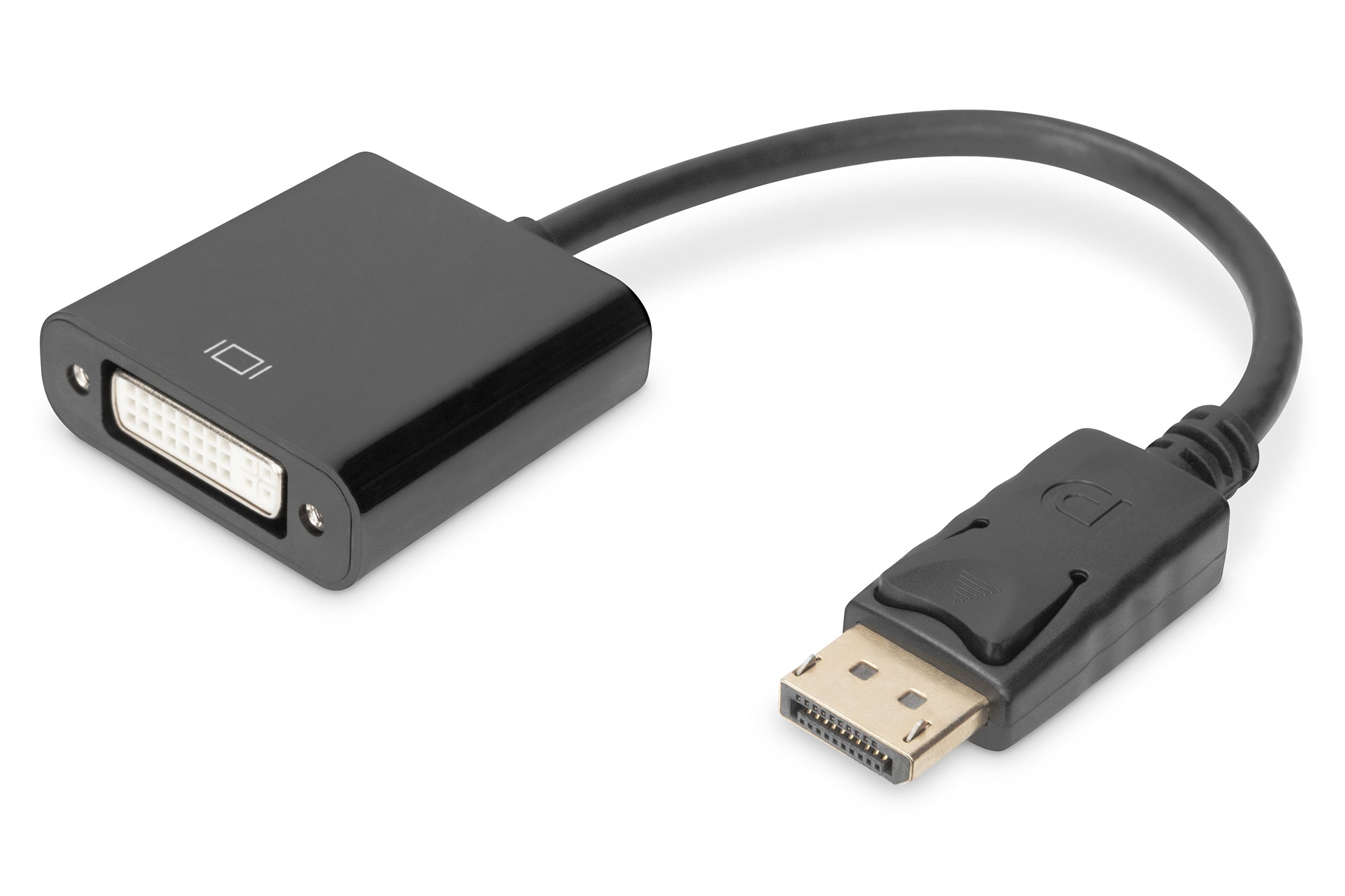 Digitus DisplayPort (Stecker) auf DVI-I (Buchse) Adapter, 15 cm