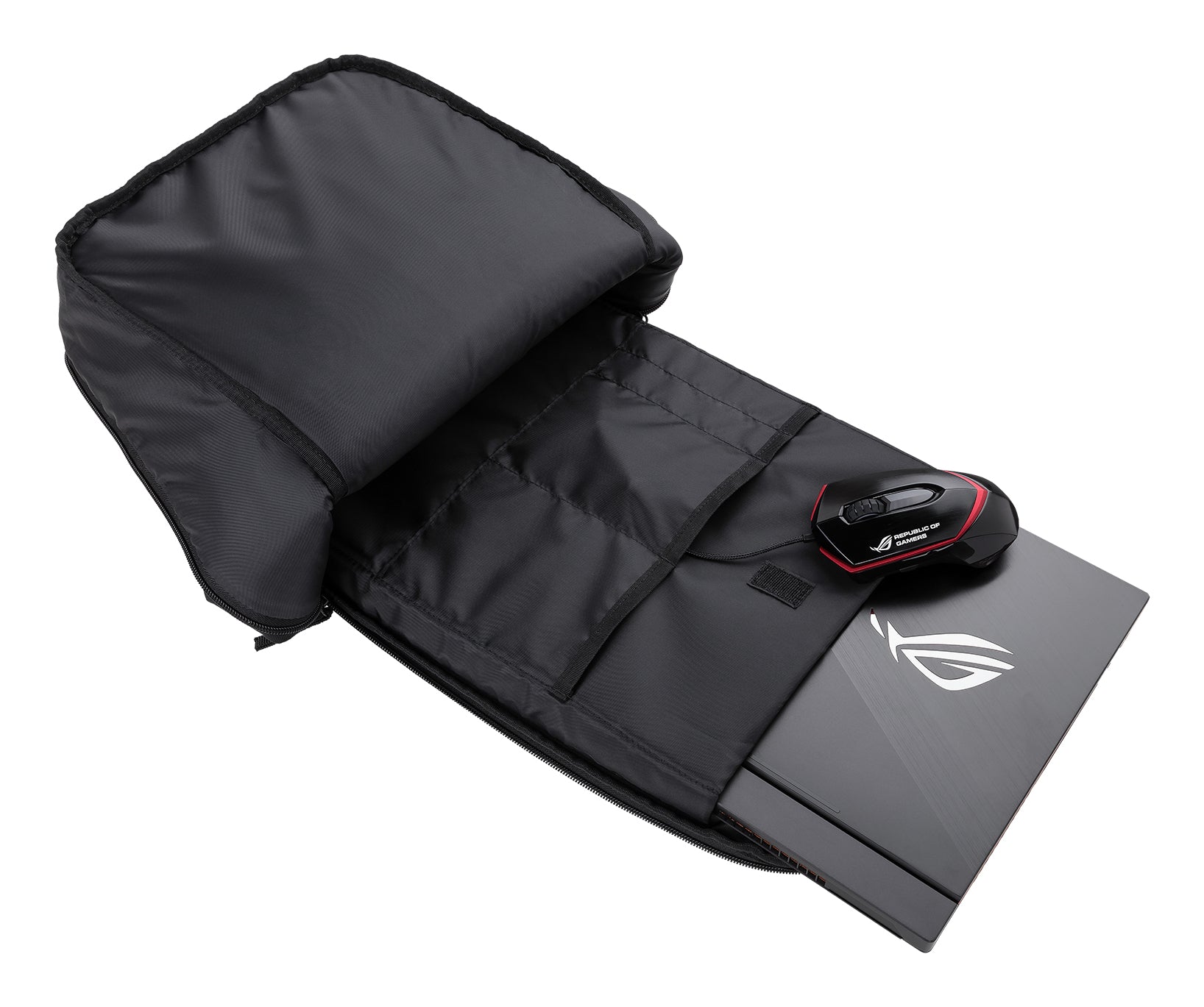 ASUS ROG Notebook-Rucksack 17" – Wasserabweisend – Schwarz/Grau