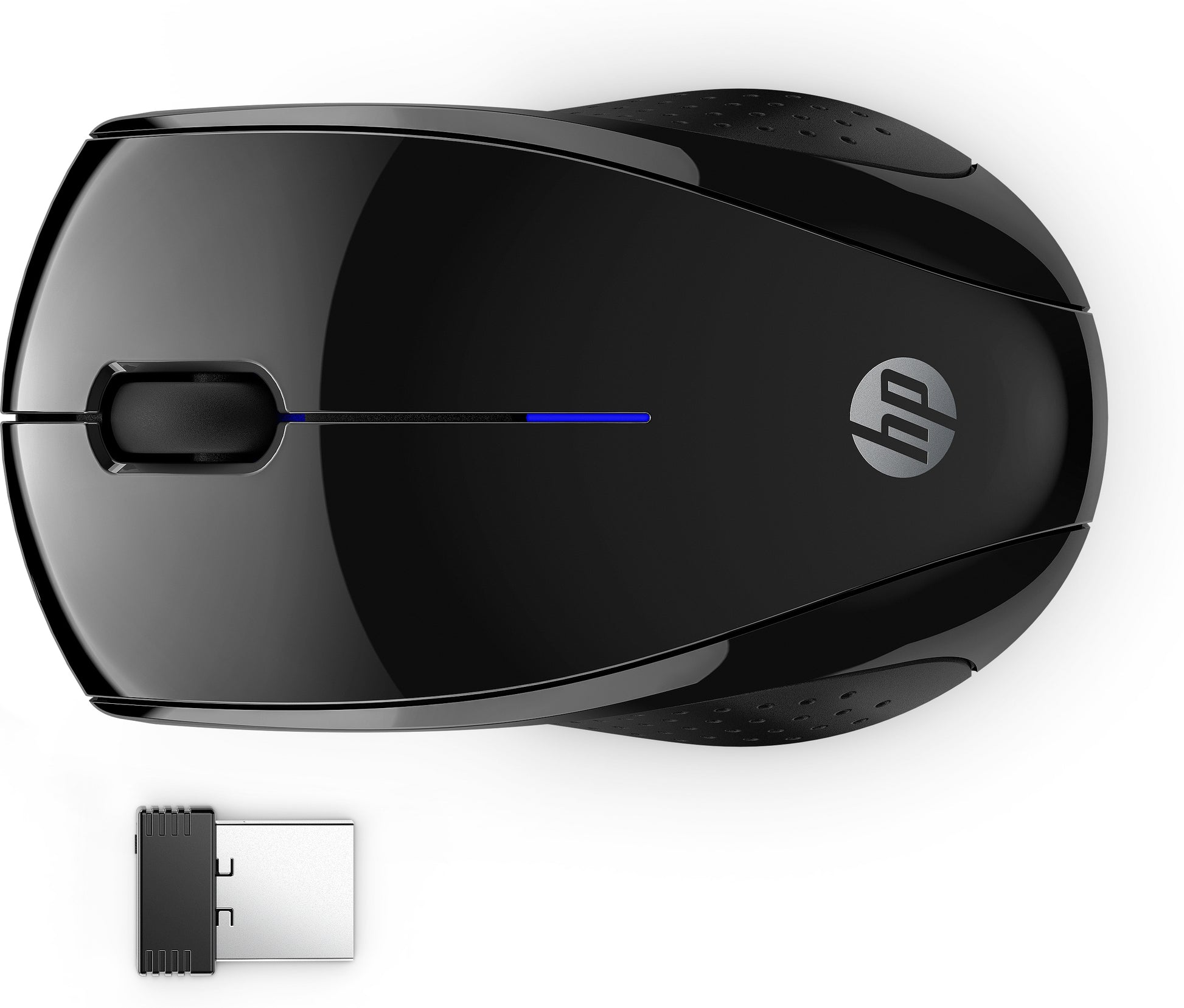 HP 220 Silent – Maus – Kabellos (2,4 GHz), beidhändig, Schwarz