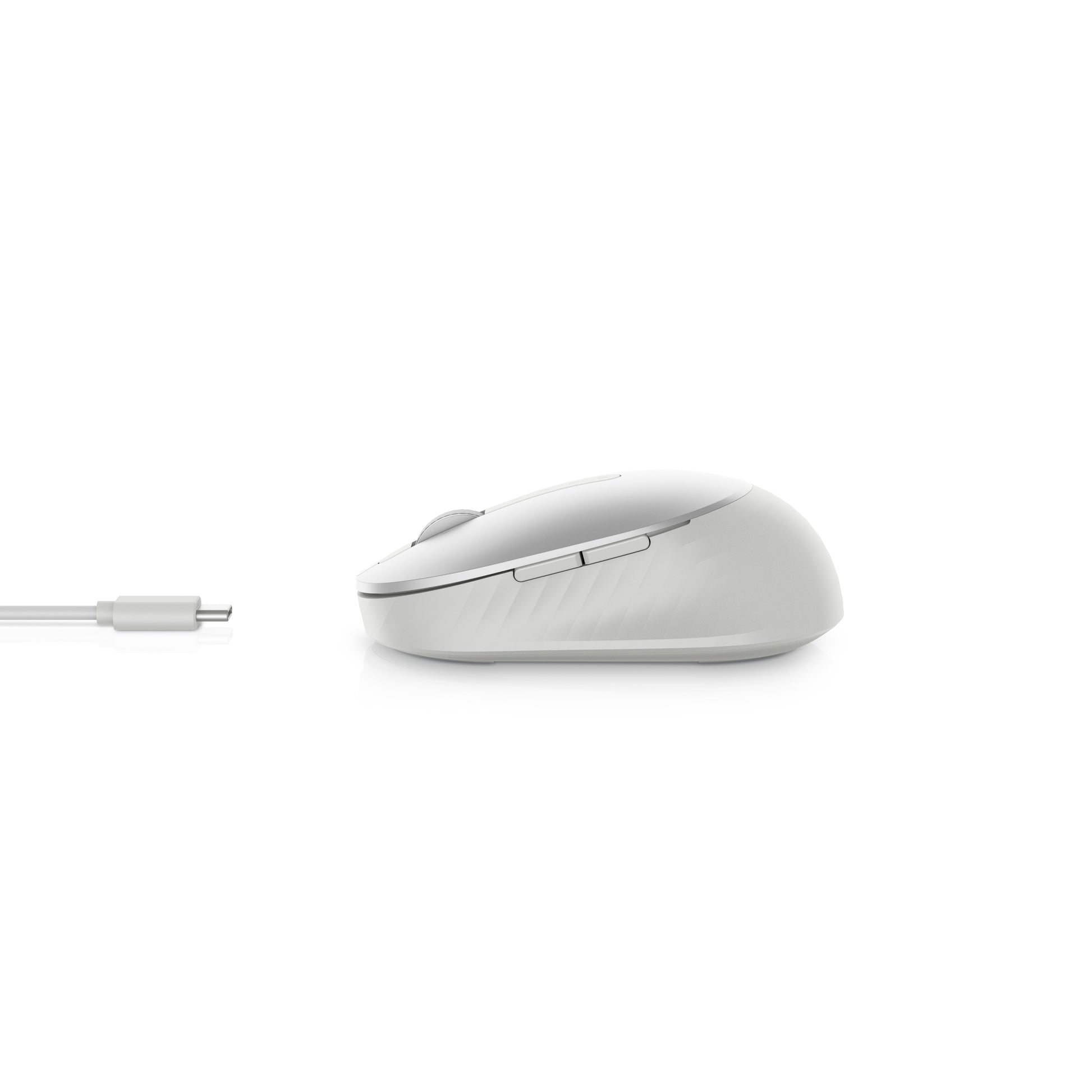 DELL MS7421W – Maus – Kabellos (Bluetooth/2,4 GHz), 1600 DPI, beidhändig, Platin/Silber