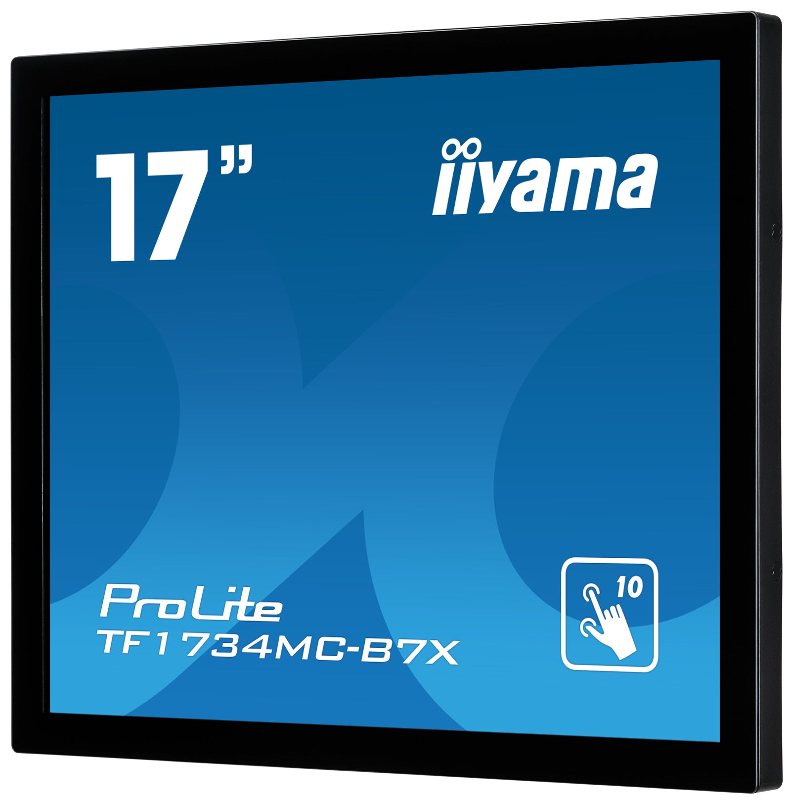 iiyama TF1734MC-B7X – Monitor, 17" 1280 × 1024 (SXGA), TN, Touch, 60 Hz, 350 cd/m², VESA 100 × 100, Schwarz