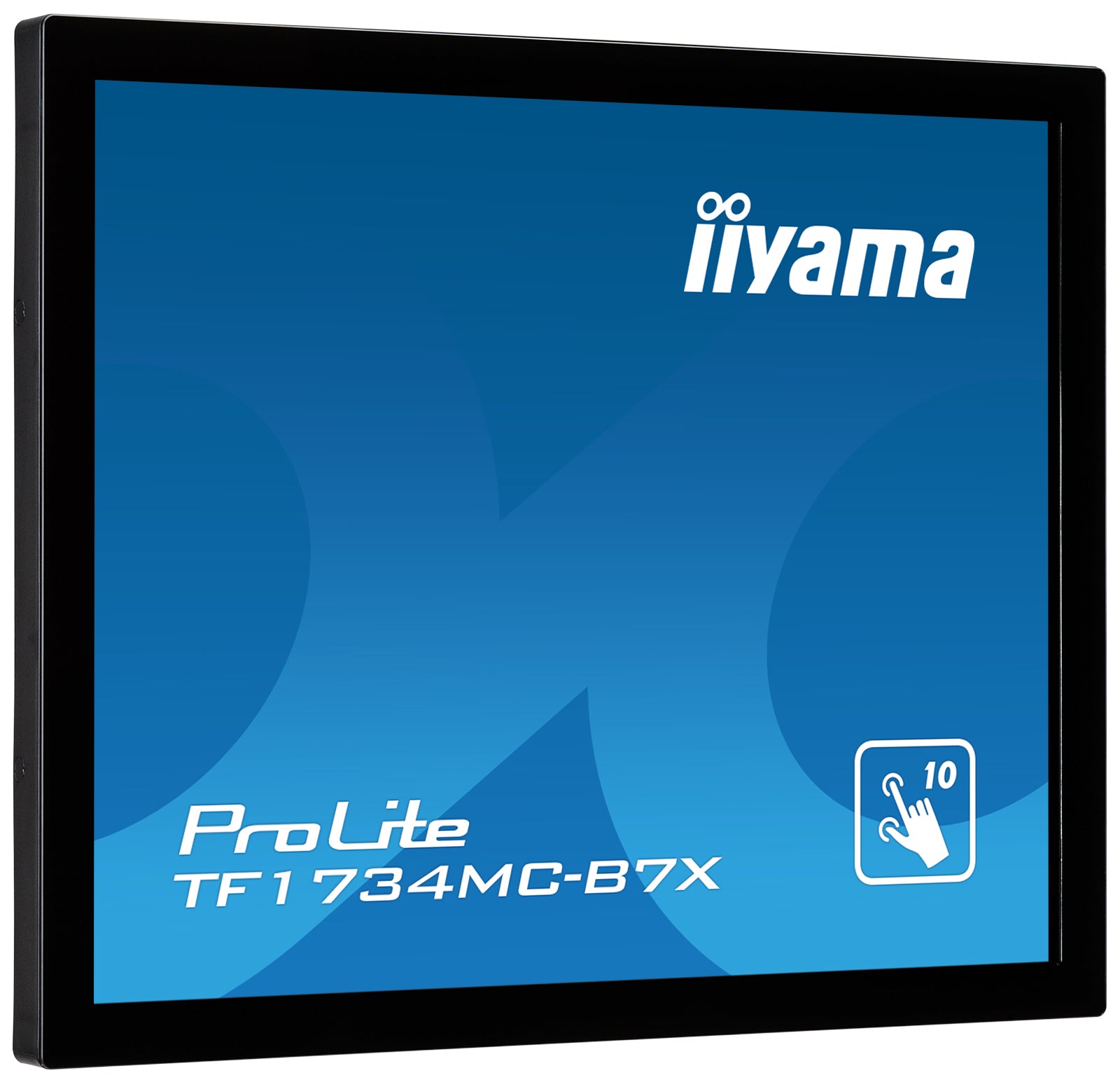 iiyama TF1734MC-B7X – Monitor, 17" 1280 × 1024 (SXGA), TN, Touch, 60 Hz, 350 cd/m², VESA 100 × 100, Schwarz