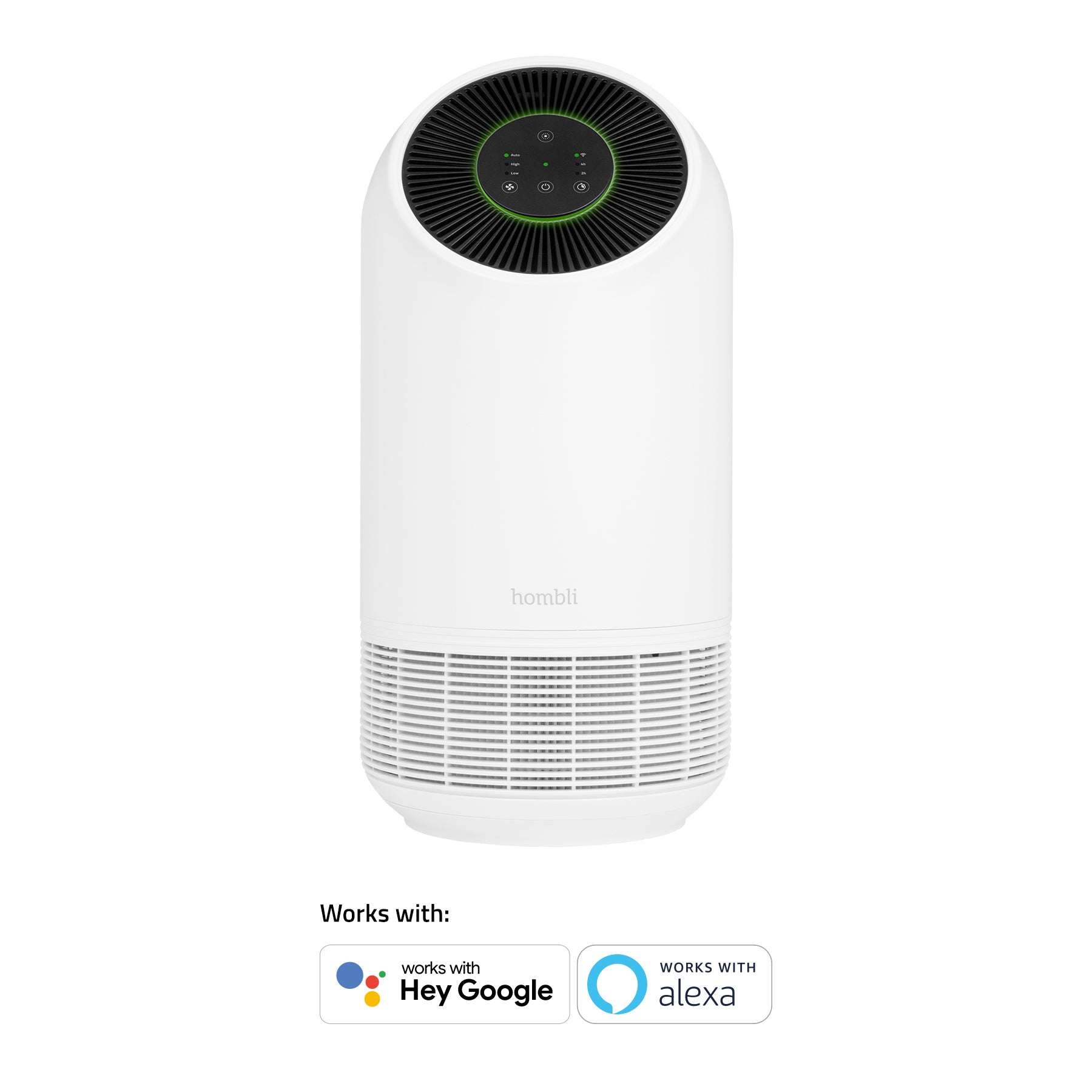 Hombli Smart Luftreiniger – CADR 90 m³/h, bis 25m², WLAN, App-Steuerung, 30 dB