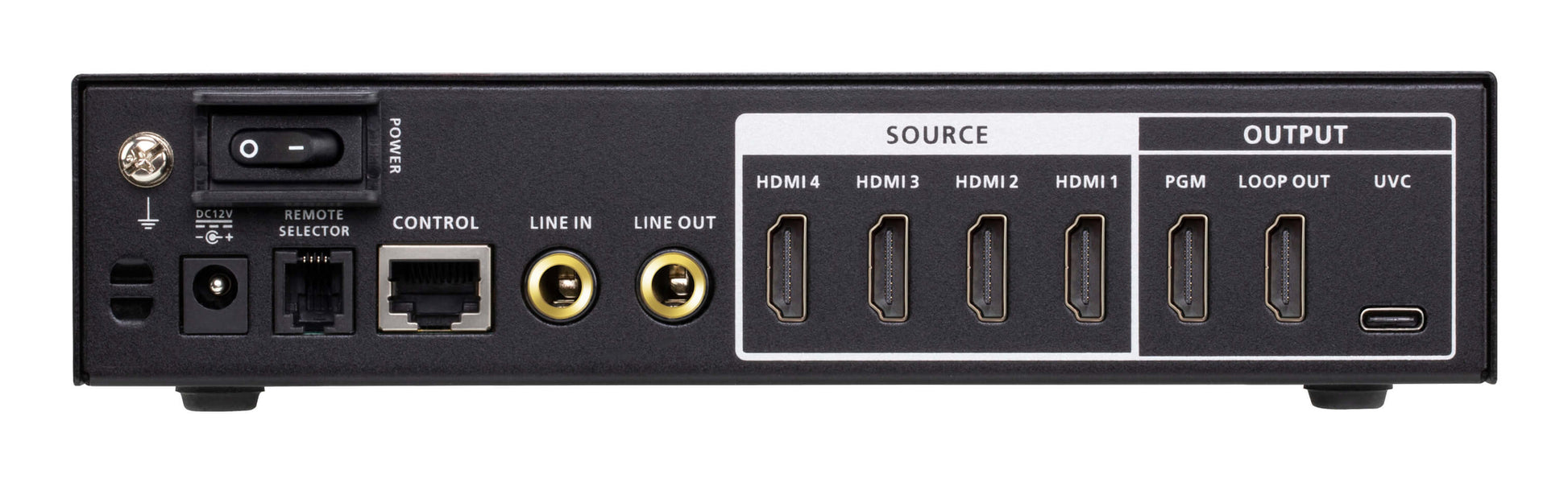 ATEN UC3430 CAMLIVE PRO 4K Capture-Adapter HDMI zu USB-C – 4× HDMI 4K60 zu USB-C 4K30, UVC, für Windows/Mac