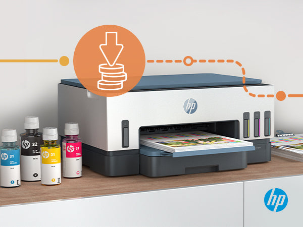 HP SMART TANK 7005 – Farbiger Tintenstrahl-MFP, 3-in-1 – 28 ppm S/W