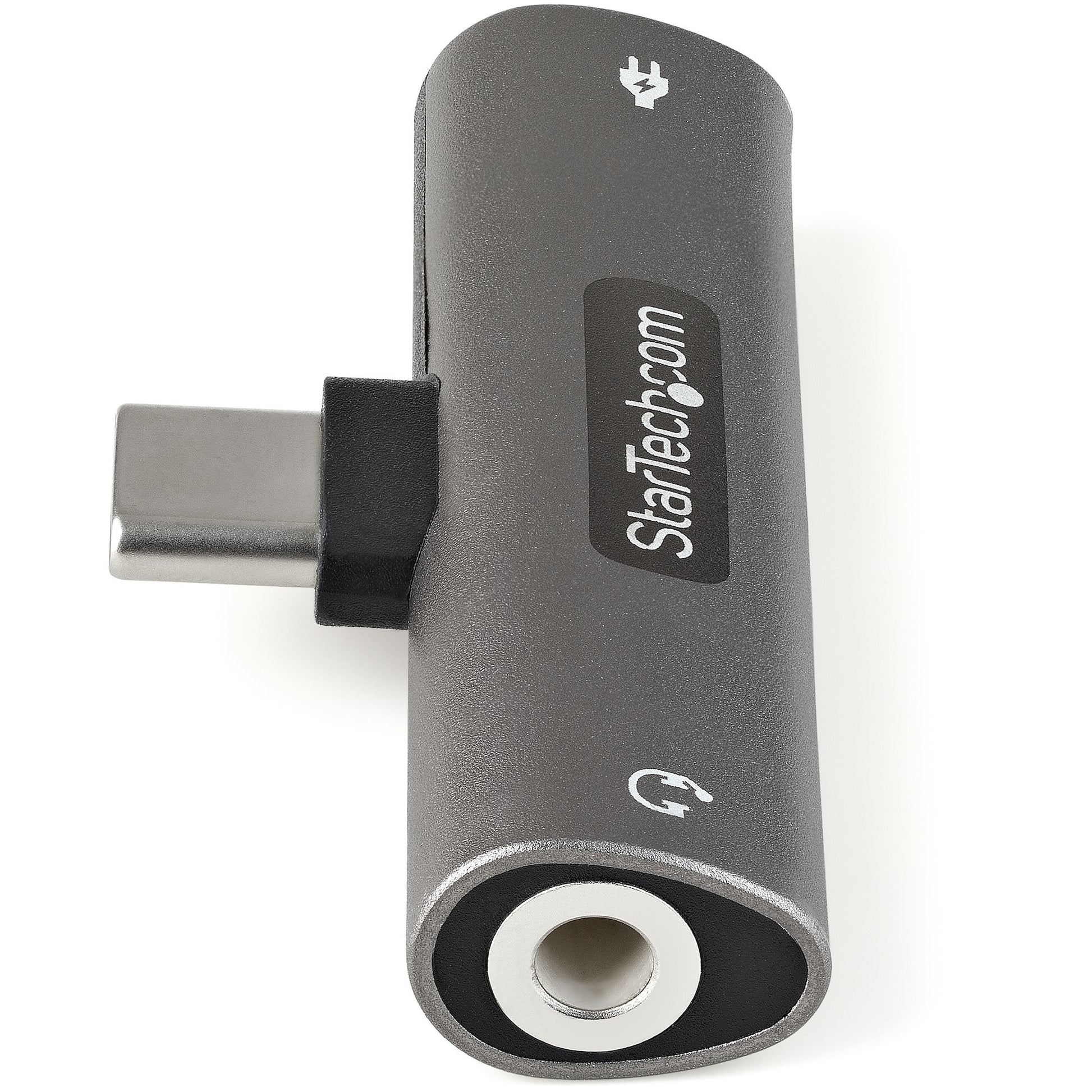 StarTech.com Adapter USB-C zu 3,5 mm (TRRS) – USB 3.2 Gen 1 (5 Gbit/s), PD 60 W, für USB-C-Geräte, Silber