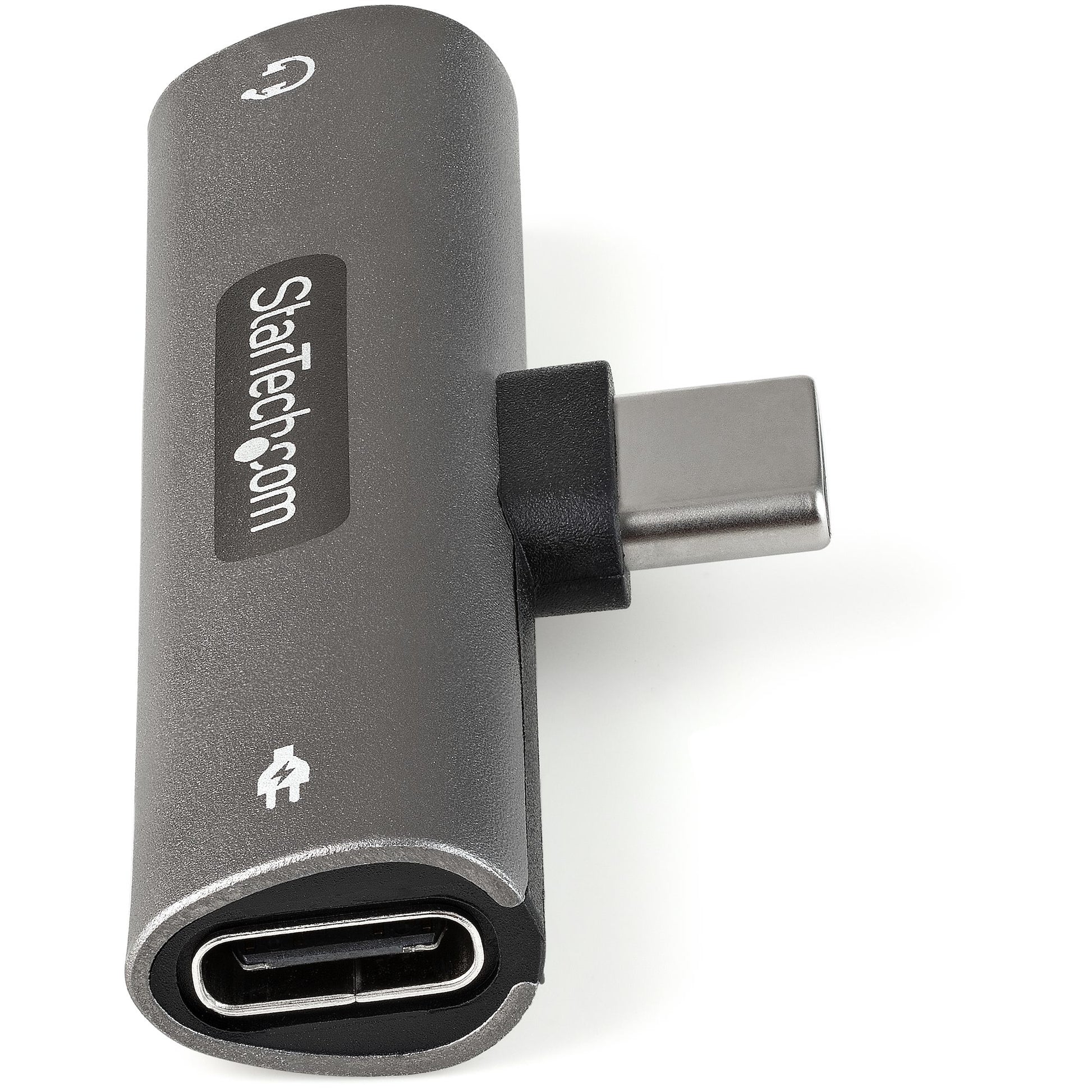 StarTech.com Adapter USB-C zu 3,5 mm (TRRS) – USB 3.2 Gen 1 (5 Gbit/s), PD 60 W, für USB-C-Geräte, Silber