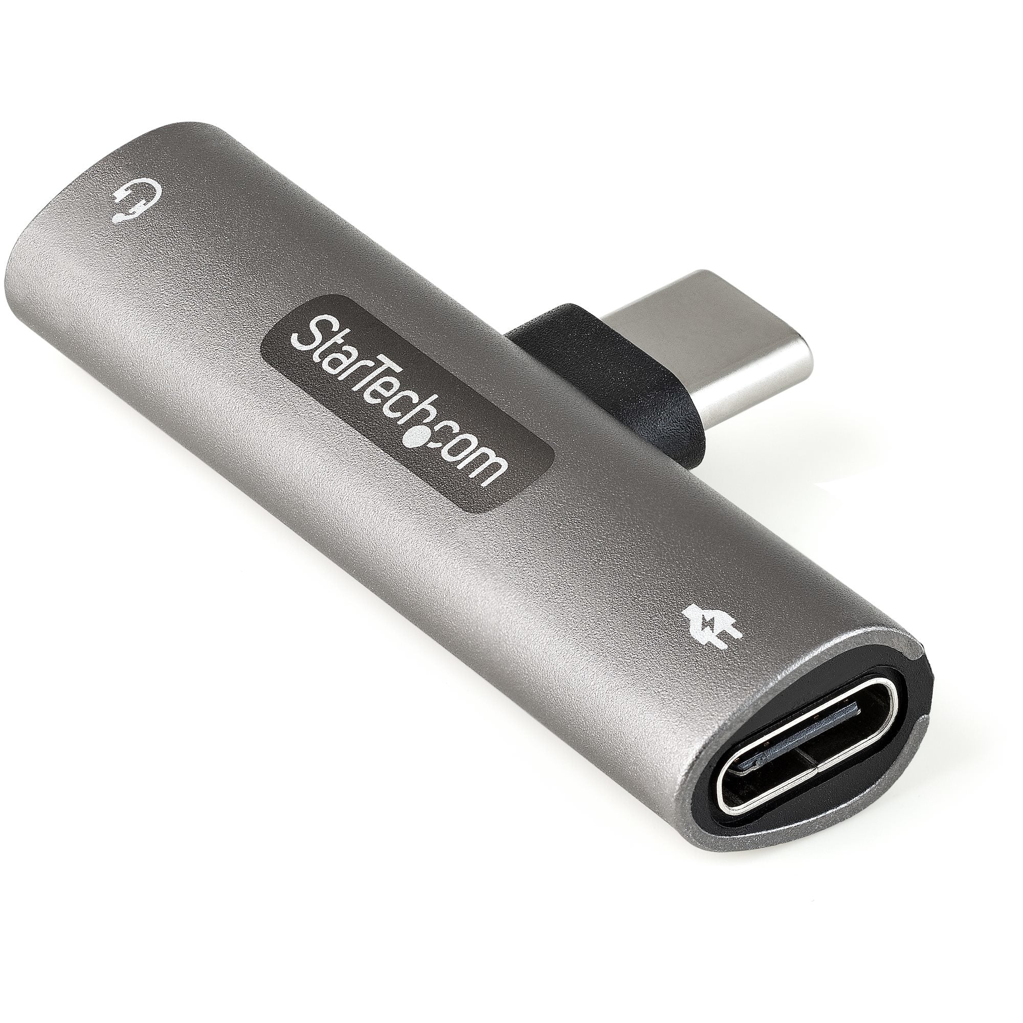StarTech.com Adapter USB-C zu 3,5 mm (TRRS) – USB 3.2 Gen 1 (5 Gbit/s), PD 60 W, für USB-C-Geräte, Silber