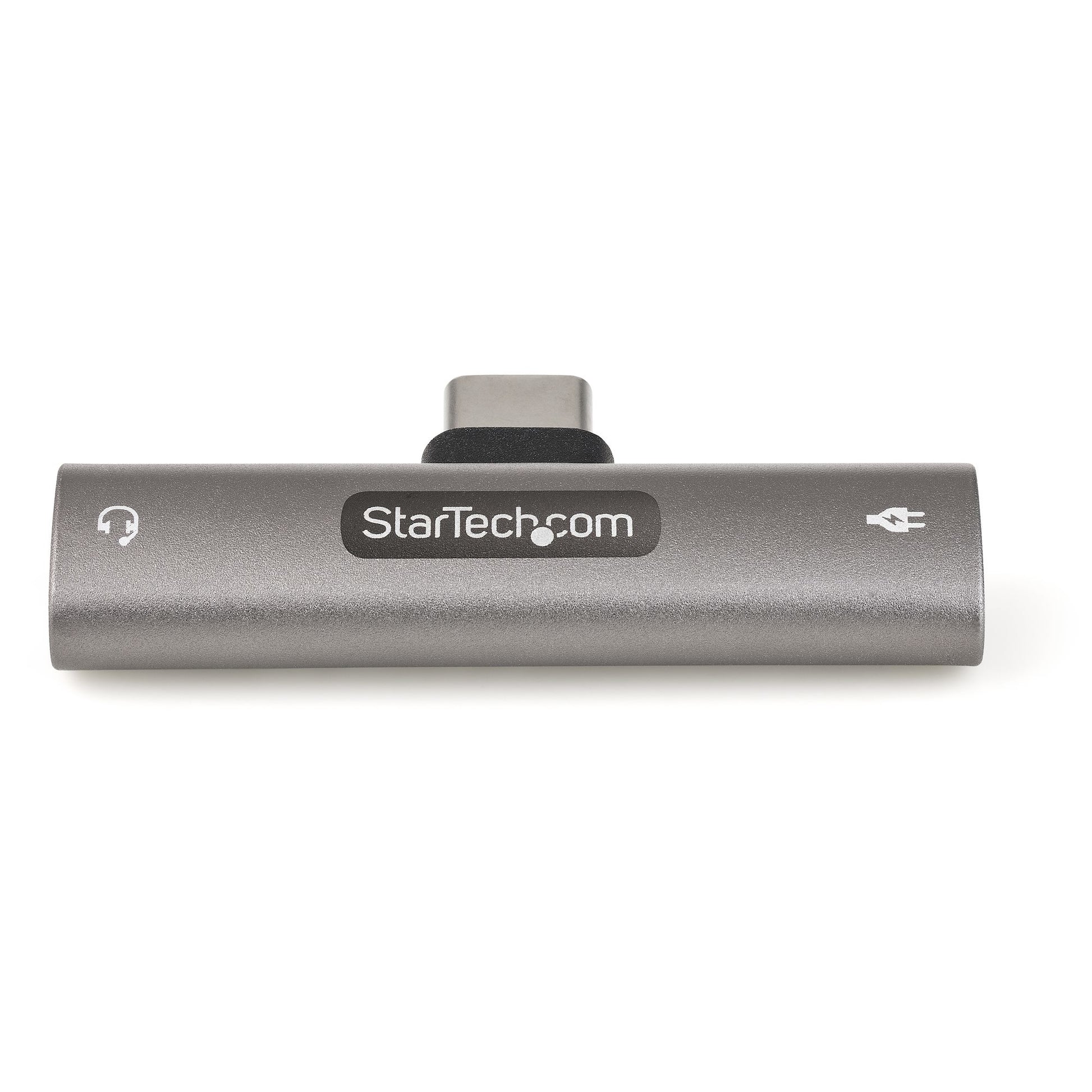 StarTech.com Adapter USB-C zu 3,5 mm (TRRS) – USB 3.2 Gen 1 (5 Gbit/s), PD 60 W, für USB-C-Geräte, Silber