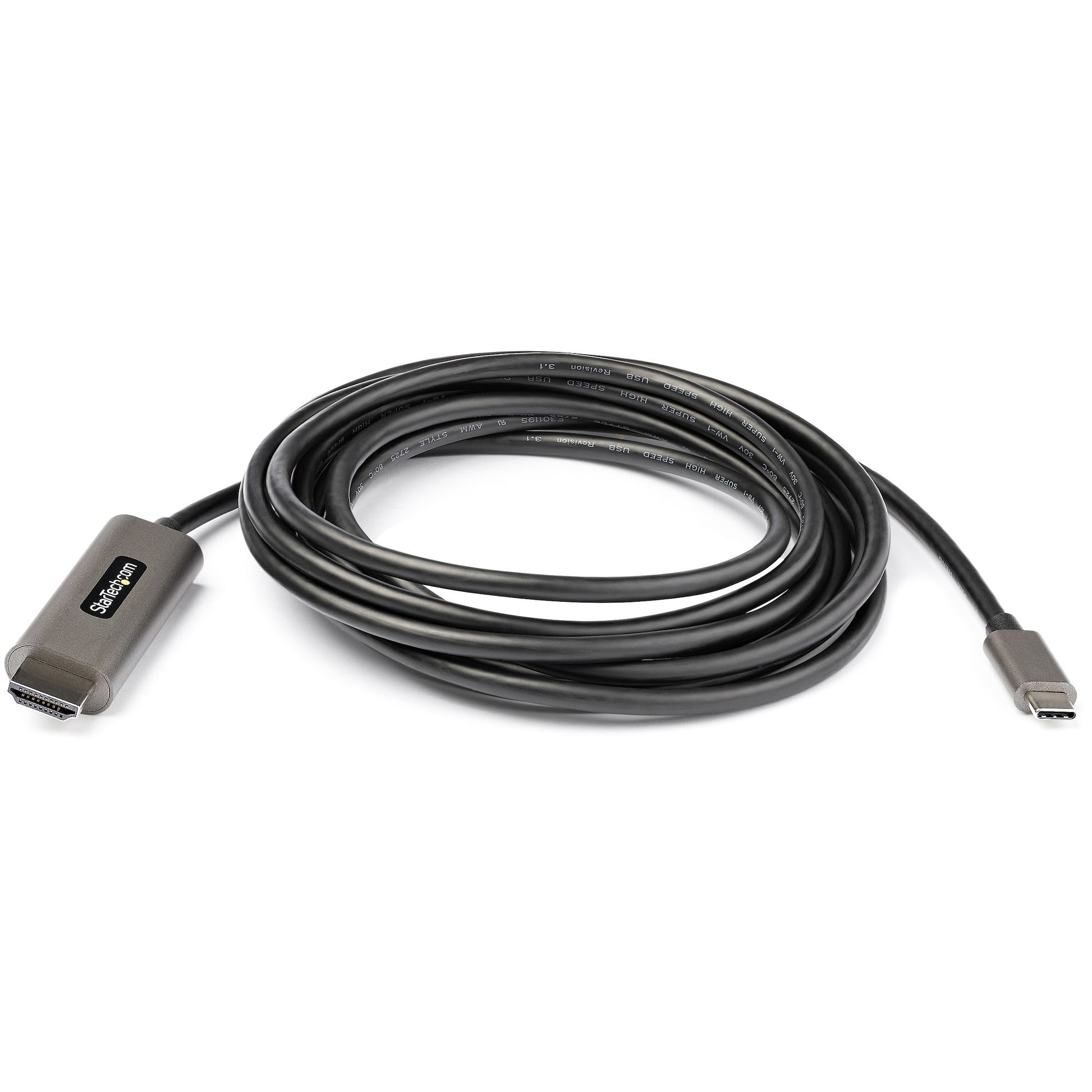 StarTech.com USB-C zu HDMI Kabel – 4K (3840 × 2160) @ 60 Hz, HDR, 3 m, HDMI 2.0b, DP Alt Mode