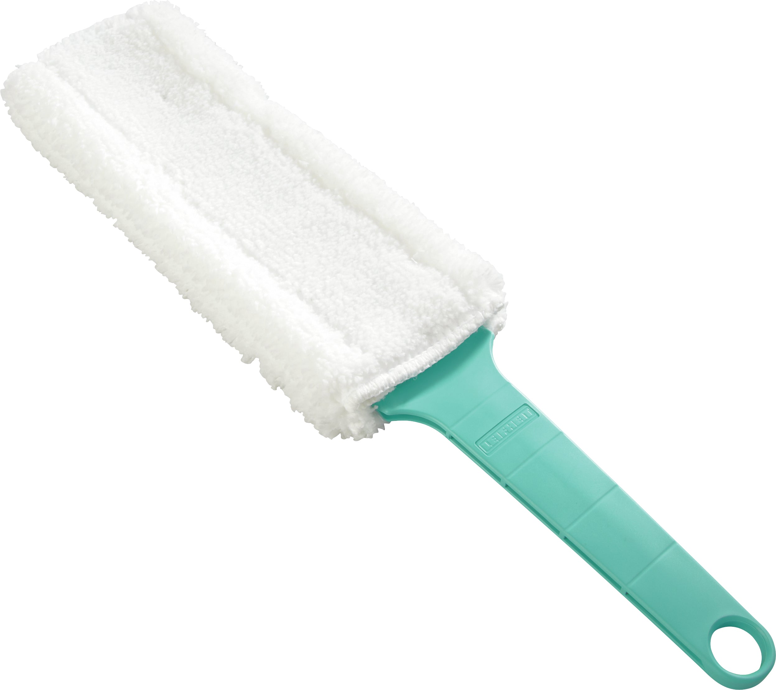 Leifheit Heizkörperreiniger Floretta – Mikrofaser – Weiss/Türkis – 40,0 cm