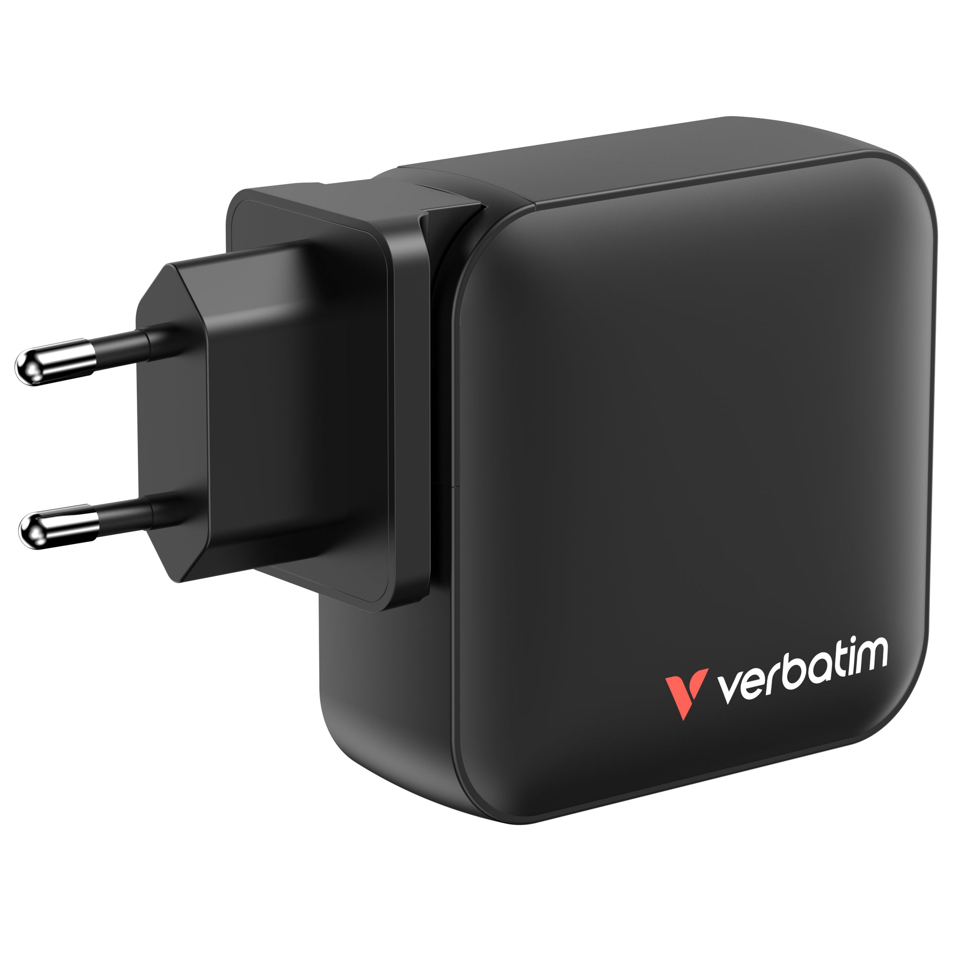 Verbatim Mini Ladegerät (US/EU/UK) – 165 W, 4× Ports, GaN