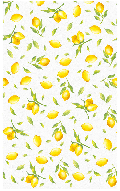 Paper + Design Tischdecke – 138×220 cm, Papier, Gelb, Lama