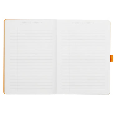 Rhodia Notizbuch – A5 – punktiert – 240 Blatt – 90 g/m² – Softcover, Gummiband, Stiftschlaufe, schwarz, PEFC