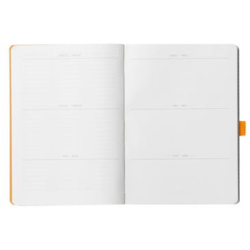 Rhodia Notizbuch – A5 – punktiert – 240 Blatt – 90 g/m² – Softcover, Gummiband, Stiftschlaufe, schwarz, PEFC