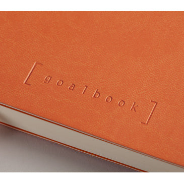 Rhodia Goalbook Notizbuch – A5 – punktiert – 240 Seiten – 90 g/m² – Softcover, Gummiband, Tasche, orange, PEFC